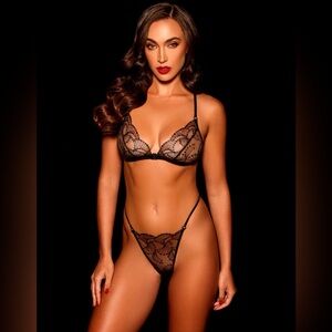 Honey Birdette Noelle Thong XXL